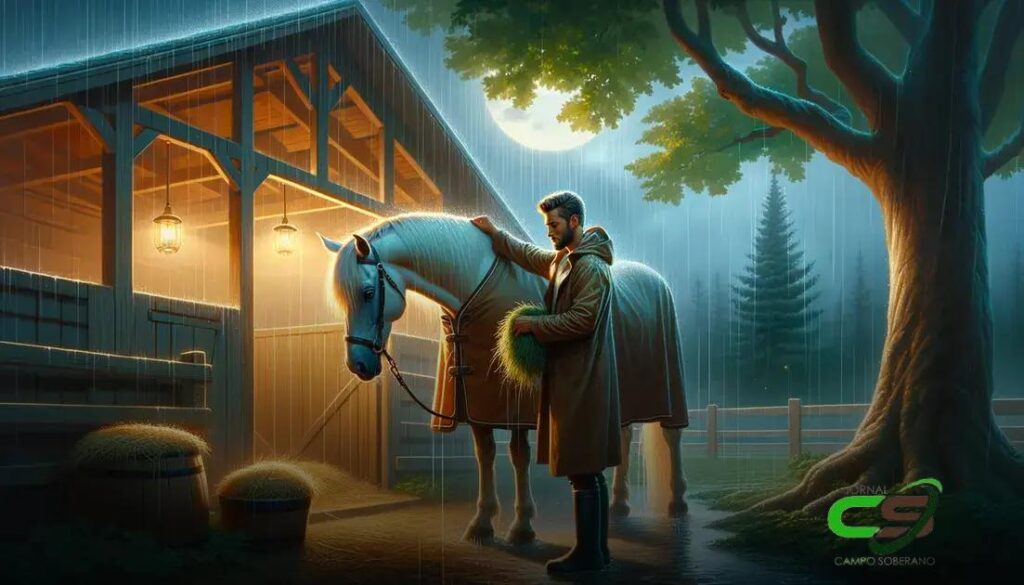 cuidado com cavalo na época das águas