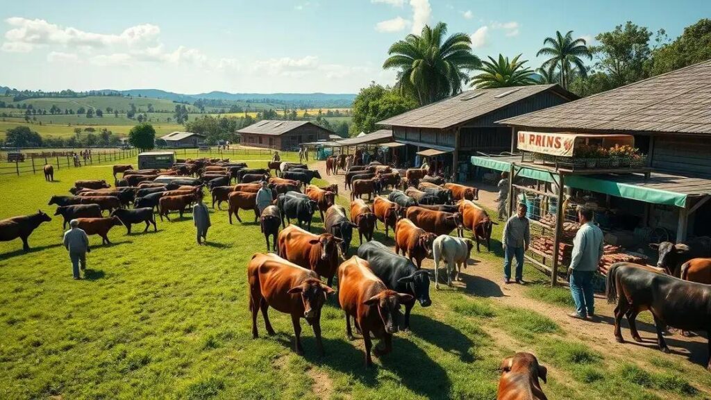 Arroba do boi gordo varia entre preços firmes e baixos em diferentes estados