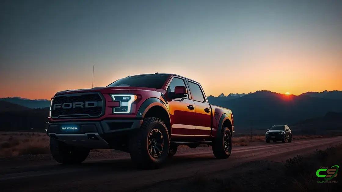 f150 raptor 2024 surpreende com tecnologia, potência e detalhes que impressionam
