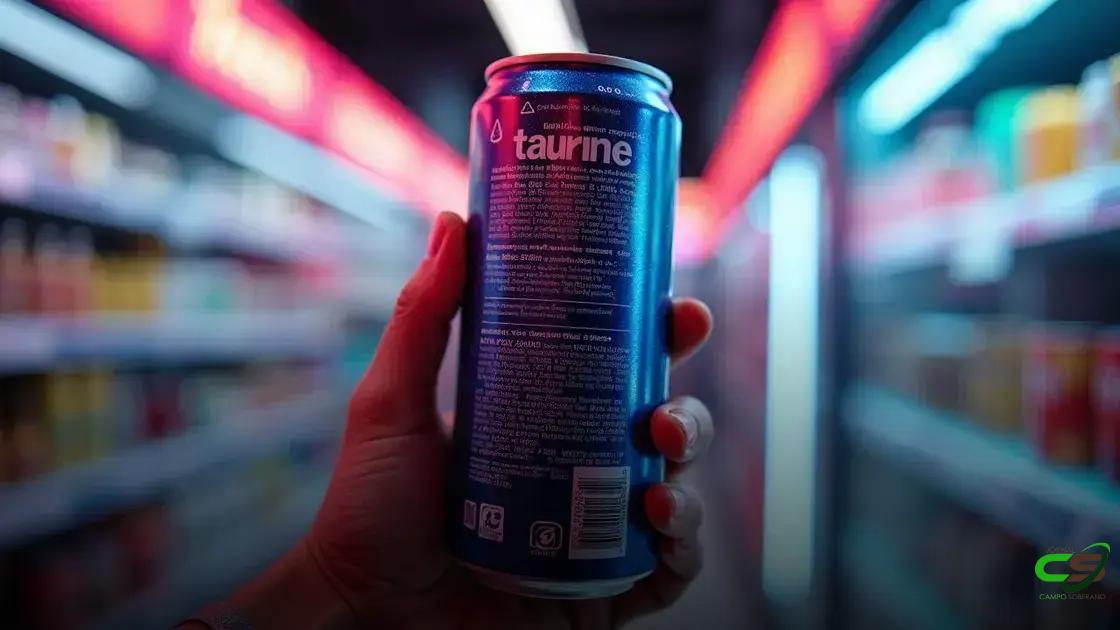 o que é taurina no energetico: mitos, fatos e curiosidades sobre a substância