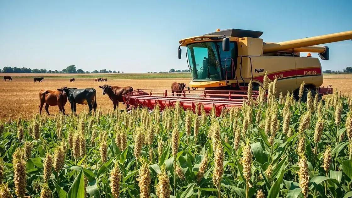 Silagem de sorgo: como potencializar a engorda do seu rebanho