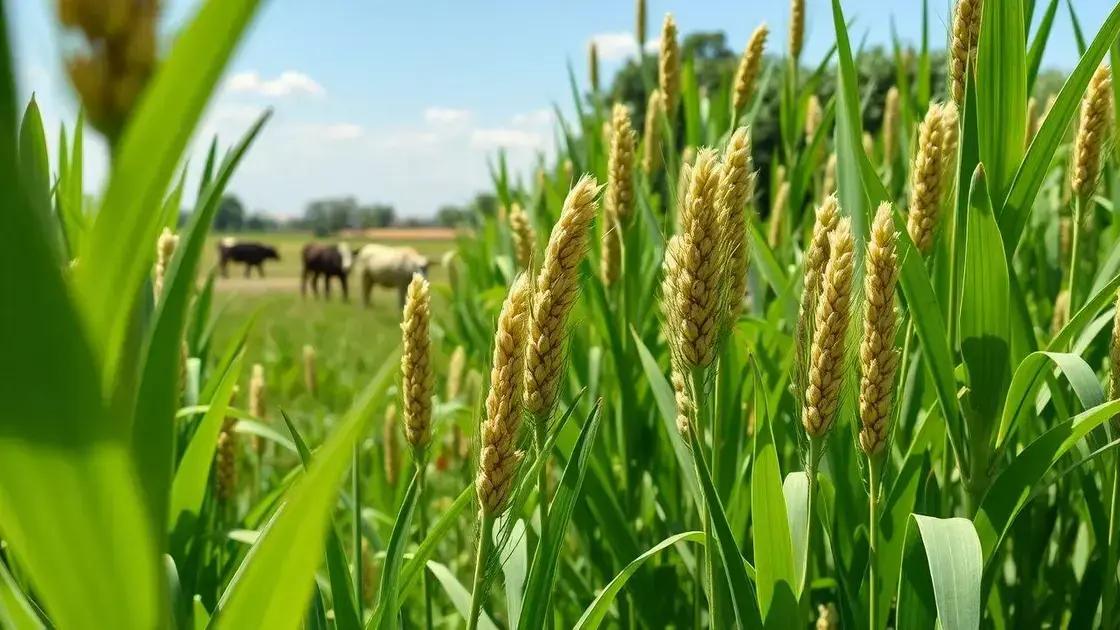 Sorgo para silagem: por que vale a pena investir nessa cultura resistente