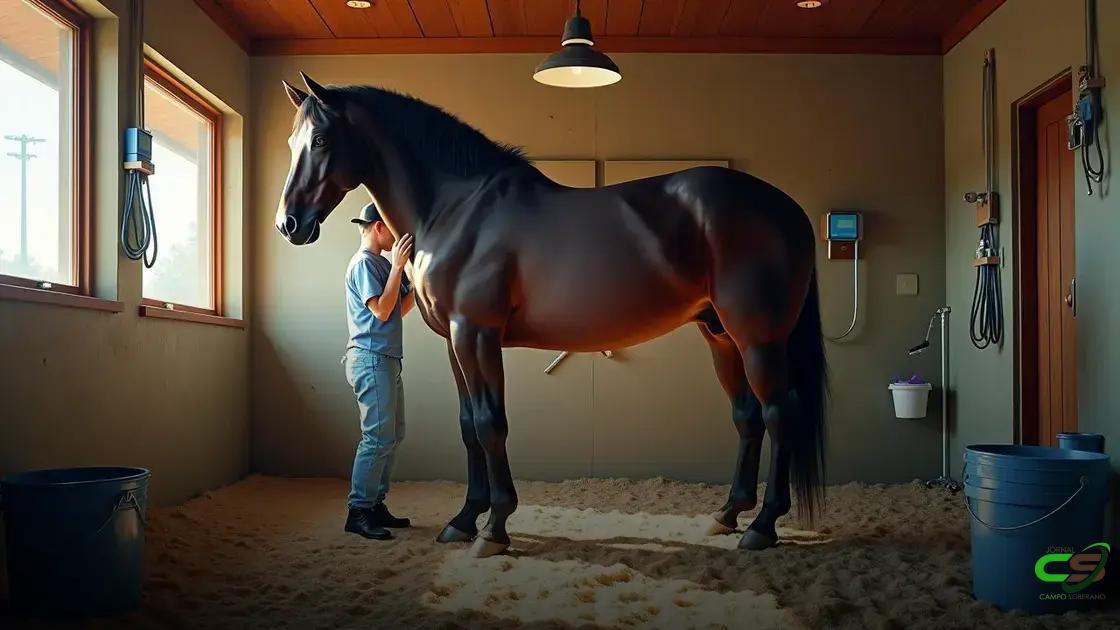 Cuidados especiais com cavalos de grande porte