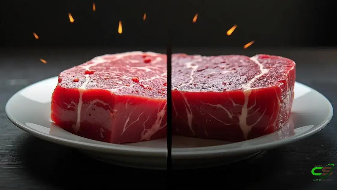 diferenças entre carne premium e carne comum diferenças entre carne premium e carne comum