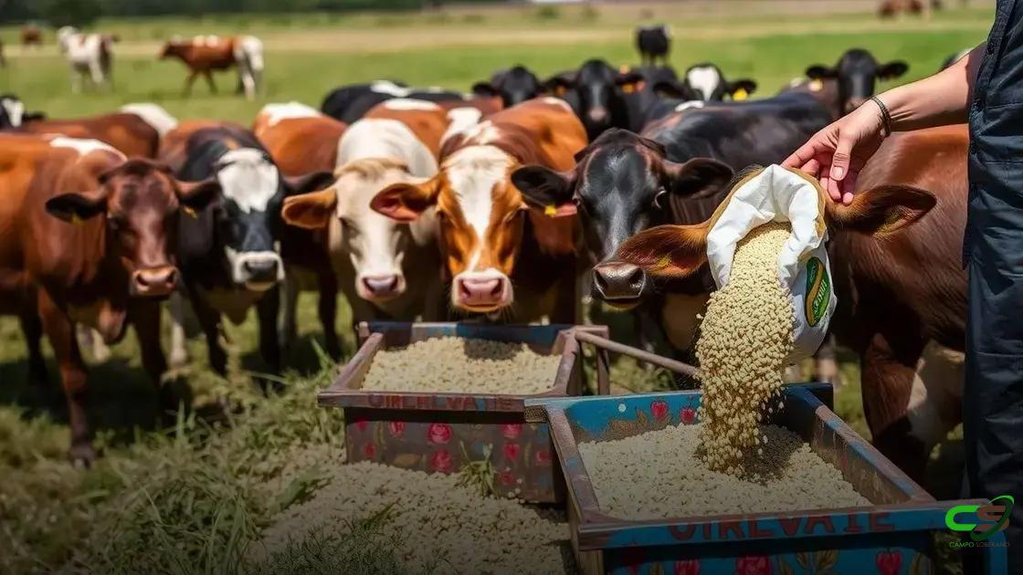 benefícios para alimentação de bovinos