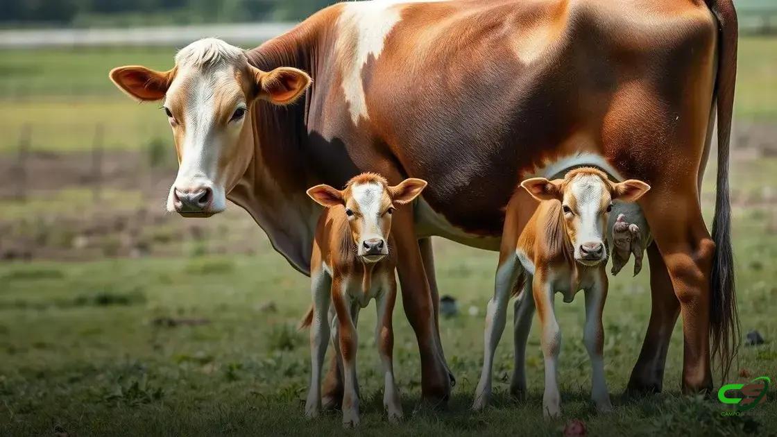 Impactos reprodutivos e desenvolvimento dos bezerros