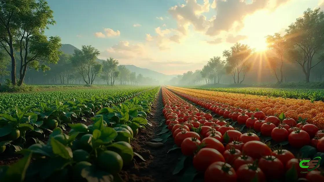 culturas perenes x sazonais: planejamento para colheitas contínuas