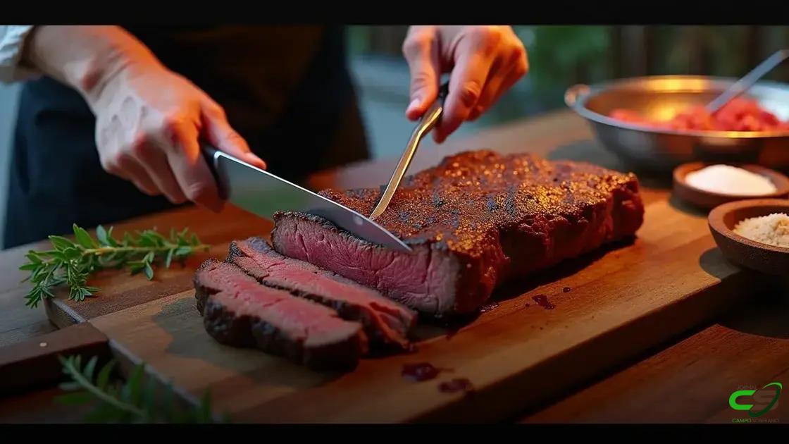 Erros comuns na hora de servir a picanha Erros comuns na hora de servir a picanha