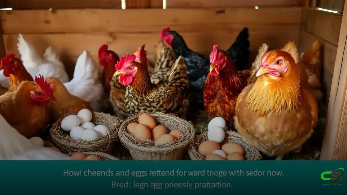 principais raças e desempenho na produção de ovos principais raças e desempenho na produção de ovos