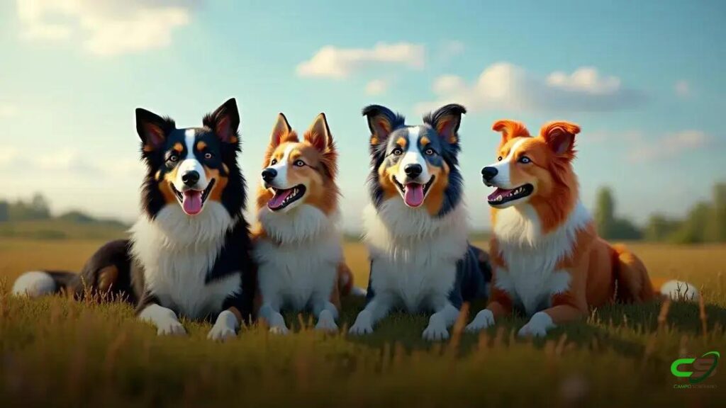 Border collie cores: descubra 8 variações e veja qual combina com você