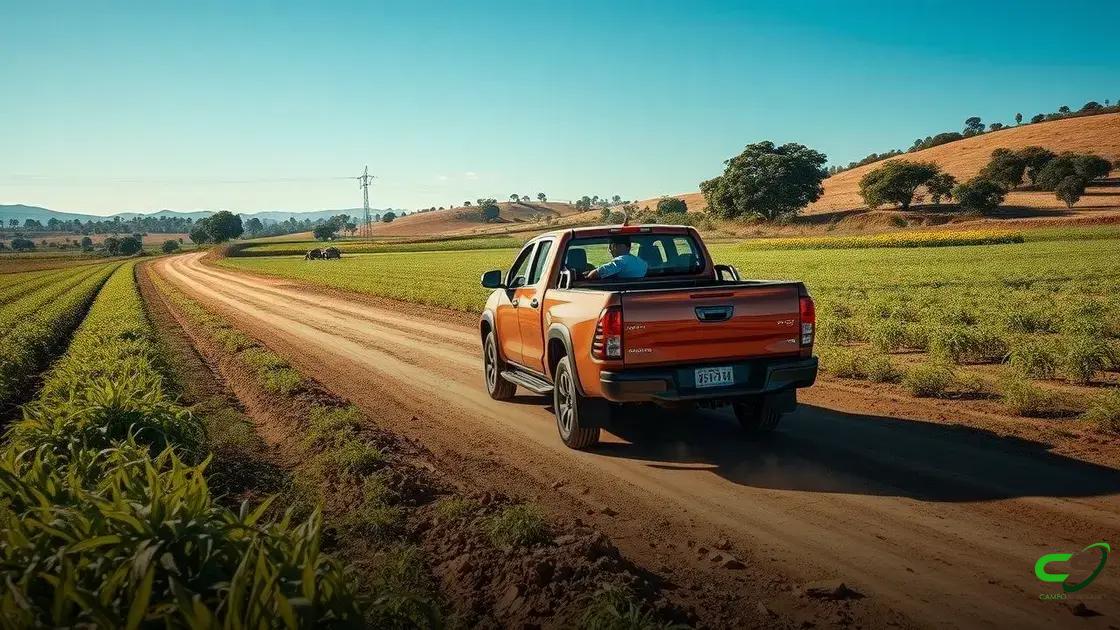 caminhonete 2025: 5 motivos para investir e melhorar seu trabalho no campo