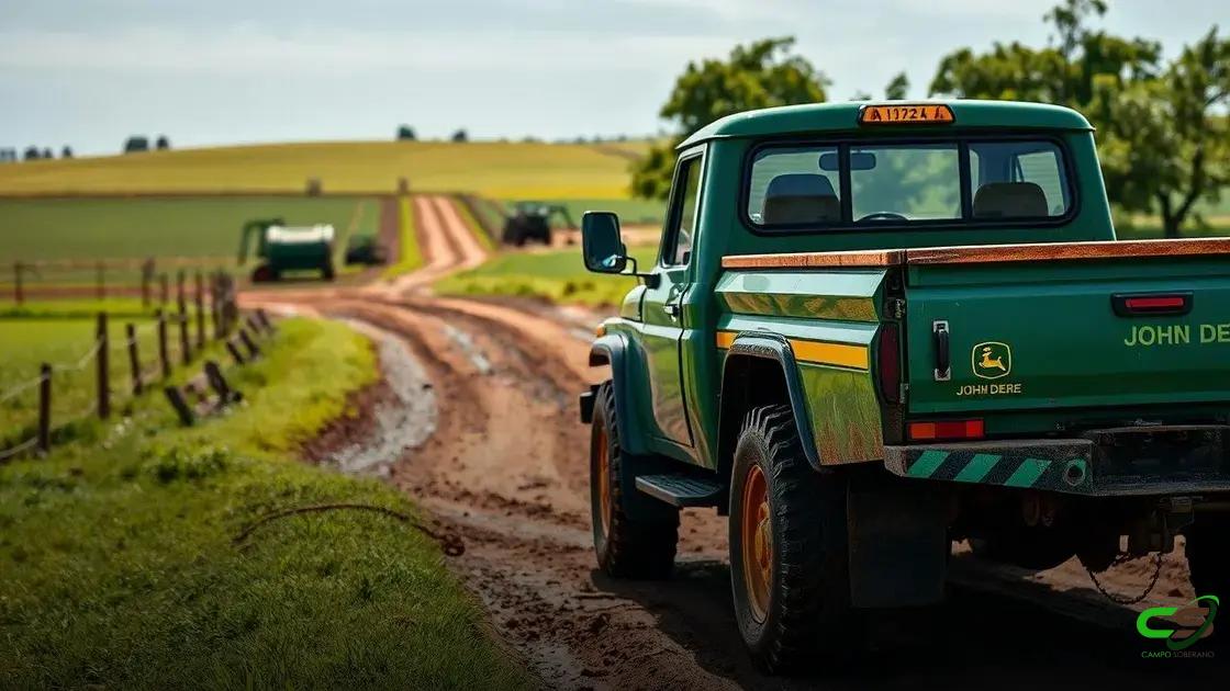 camionete john deere: como escolher, vantagens reais e onde encontrar modelos novos ou usados