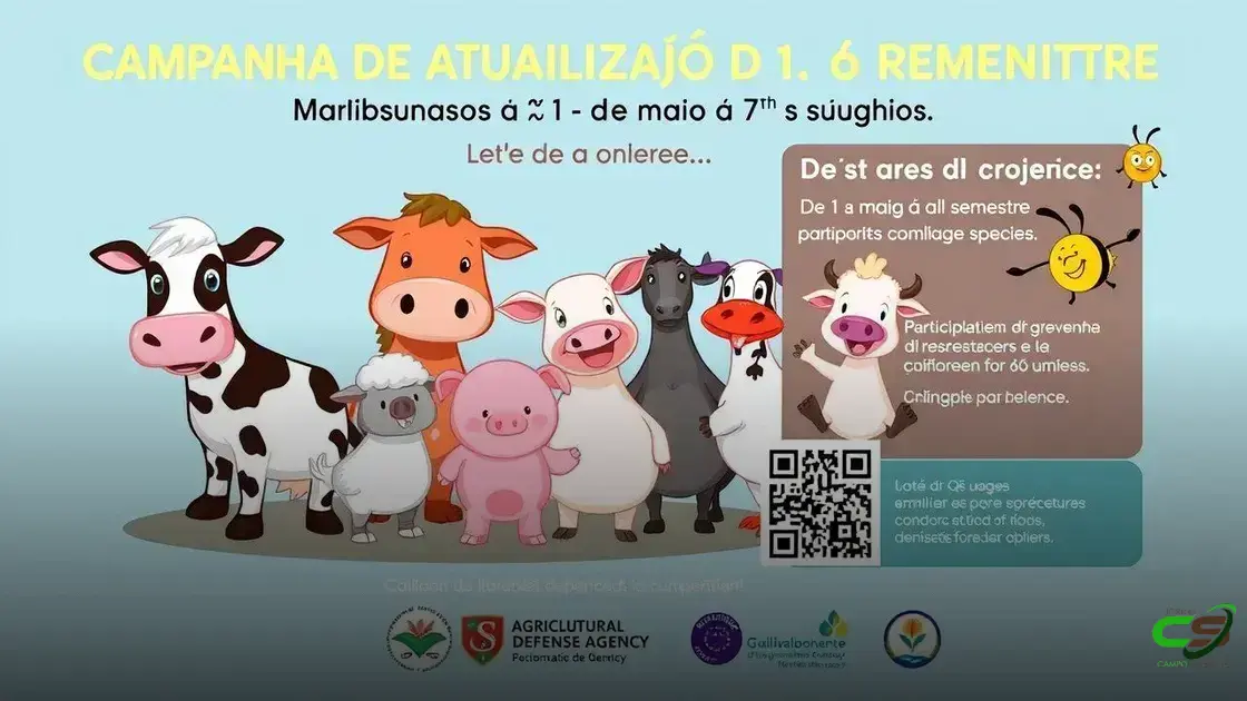 Campanha de atualização de rebanhos em São Paulo vai até 7 de junho