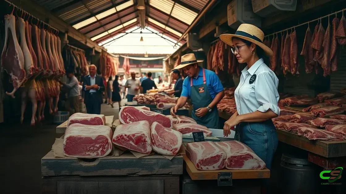 Carne bovina dos EUA enfrenta tarifas de até 147% na China e perde US$ 4 bilhões em exportações