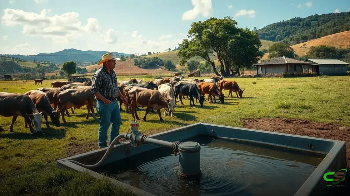 Casos de sucesso no manejo de água para gado