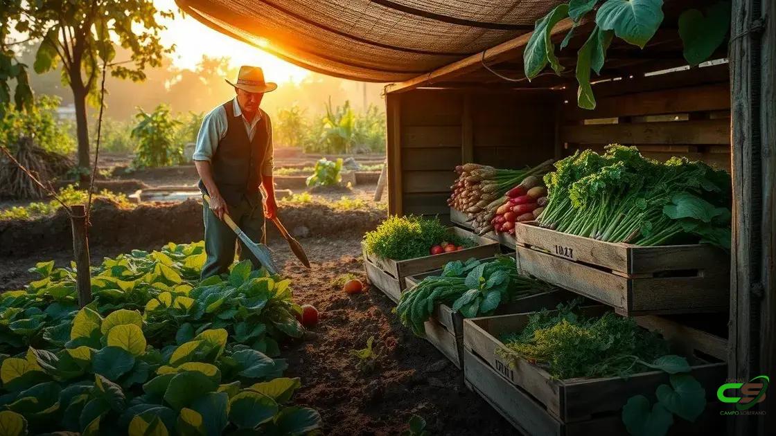 Colheita e pós-colheita: dicas para conservar sua produção