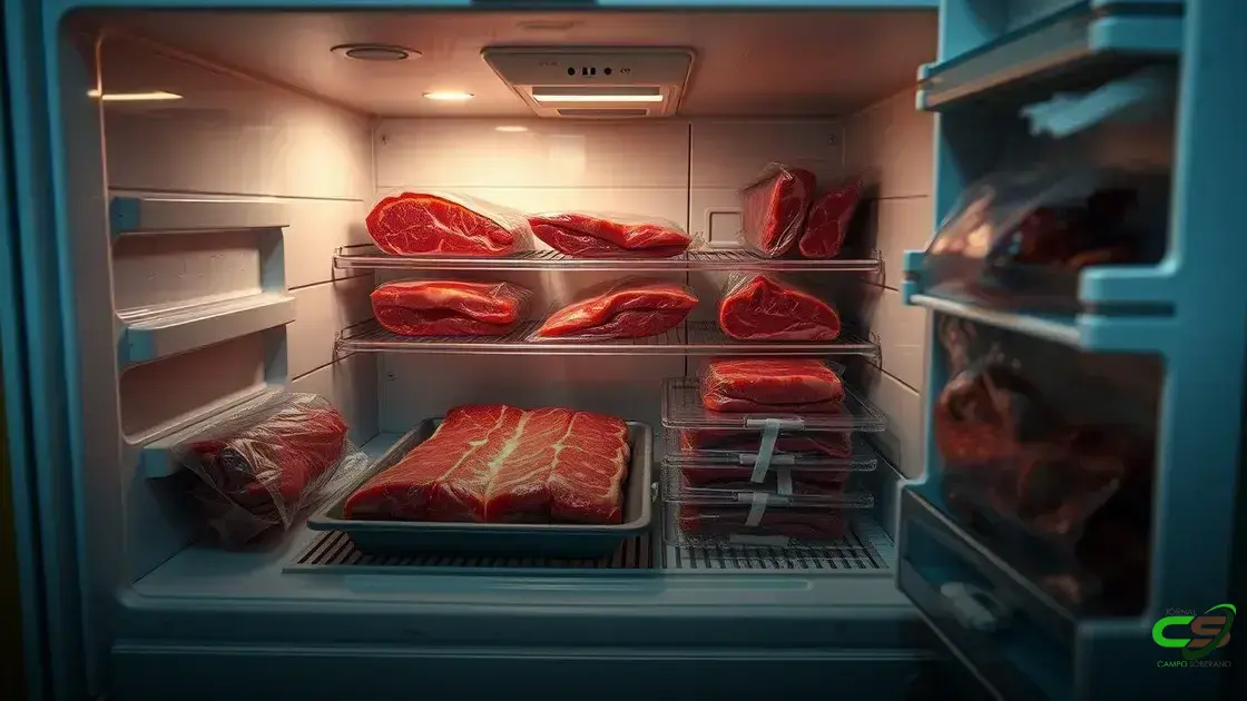 Como armazenar carne maturada corretamente