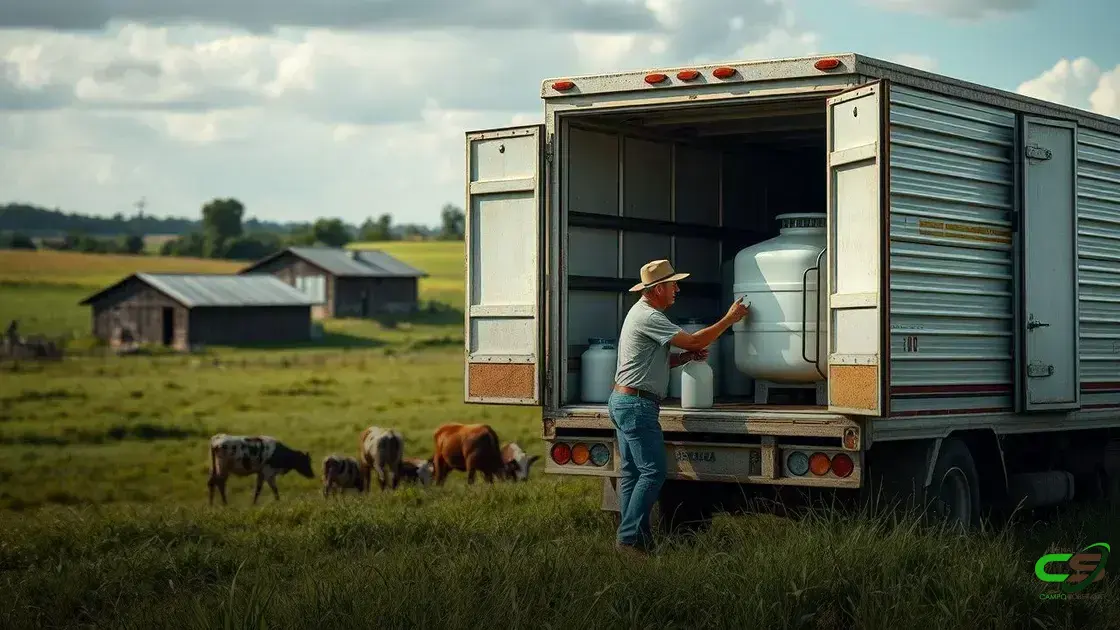 Como armazenar e transportar o leite corretamente