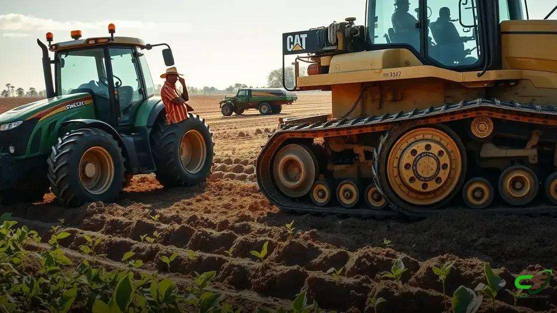 como escolher maquinas que minimizam danos ao solo