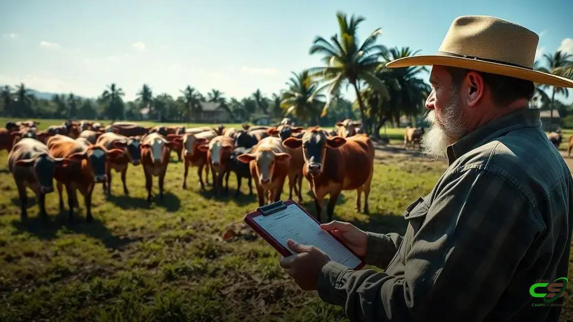 Como monitorar e registrar o desempenho do rebanho