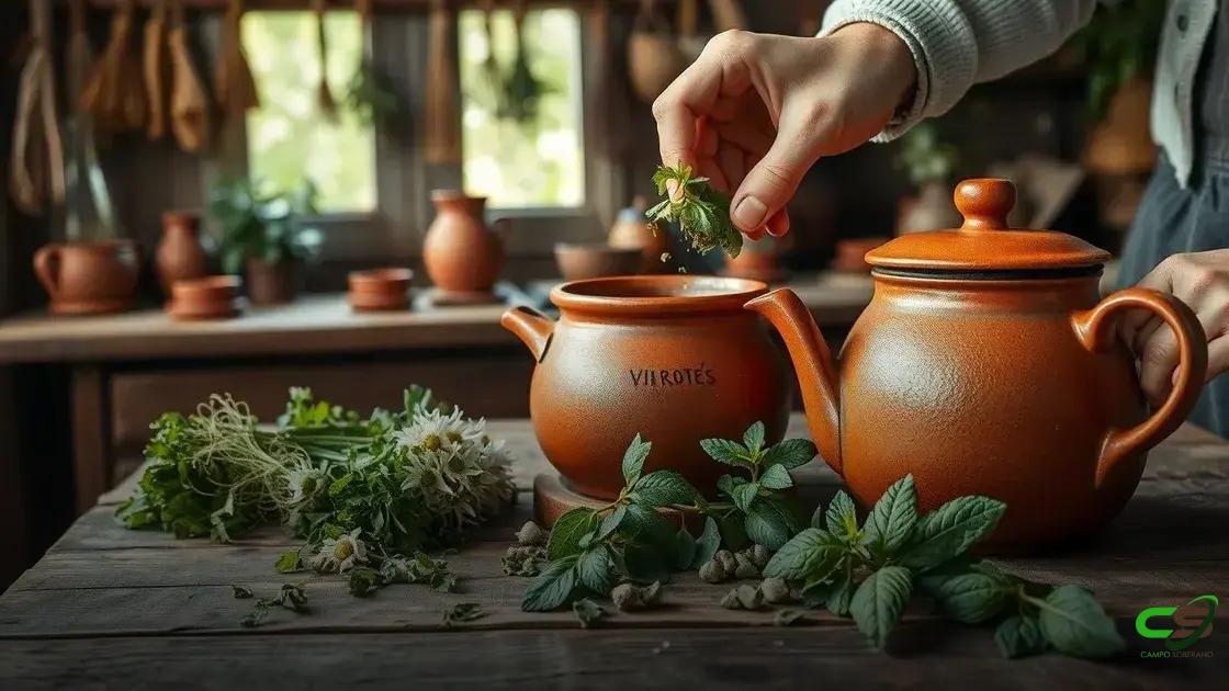 Como preparar chá de ervas para o desconforto intestinal Como preparar chá de ervas para o desconforto intestinal