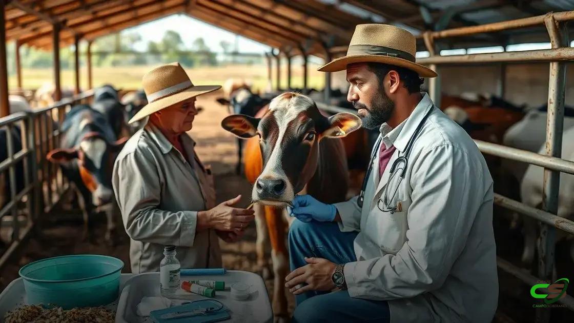 controle de doenças comuns no gado