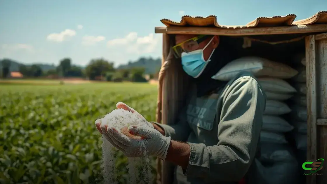 Cuidados ao usar enxofre em pó
