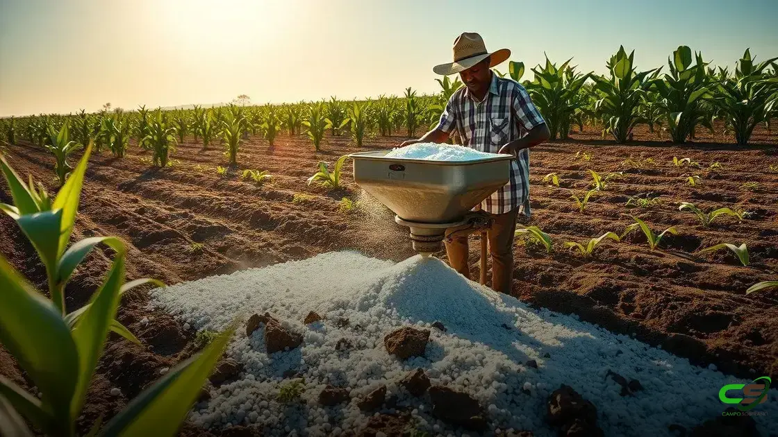 Cuidados ao usar sal na agricultura