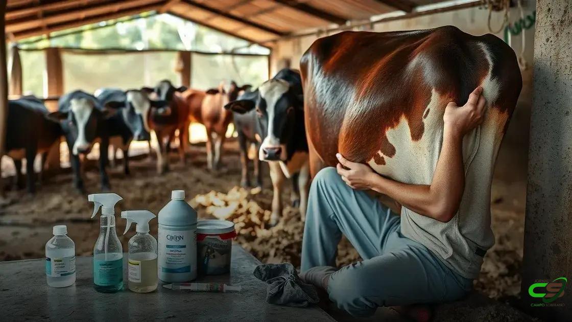 Cuidados com a saúde da vaca gir leiteira no dia a dia