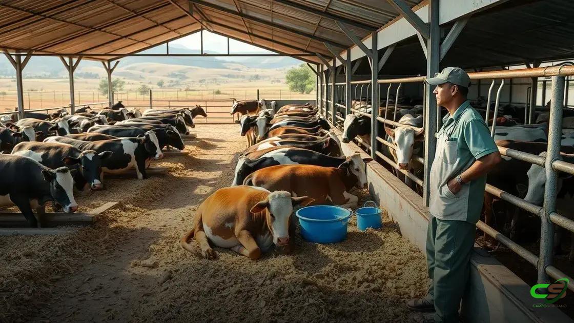 cuidados com a saúde dos animais em sistemas confinados