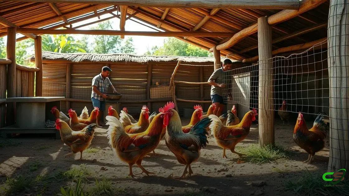 Cuidados essenciais na criação de galinhas caipiras