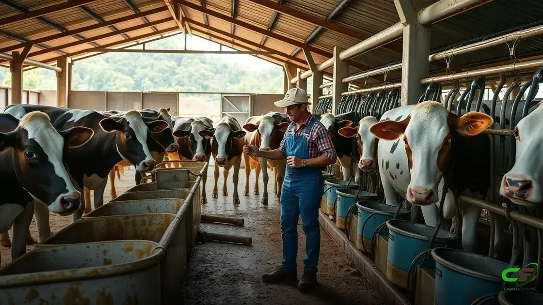 Cuidados na criação e manejo das vacas leiteiras