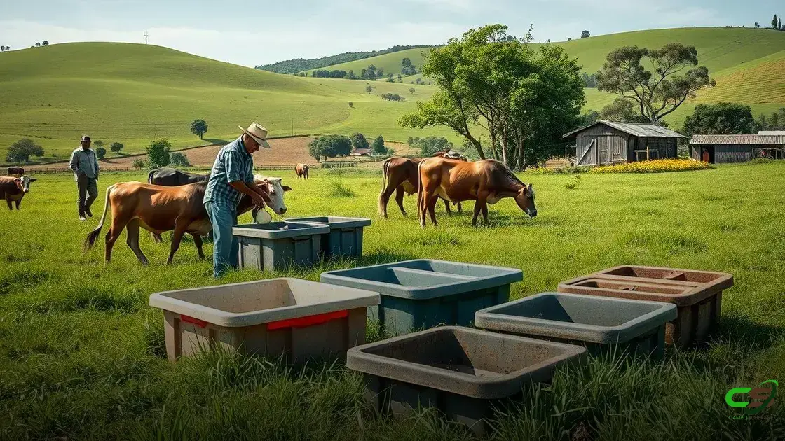 Cuidados na instalação e manutenção dos cochos de plástico