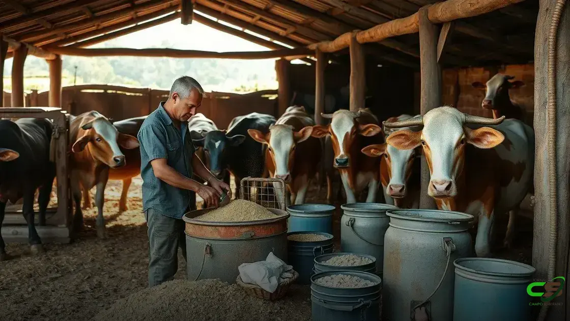 Cuidados na preparação da ração Cuidados na preparação da ração