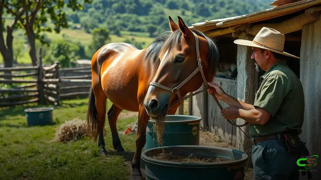 Dicas de alimentação para um cavalo saudável