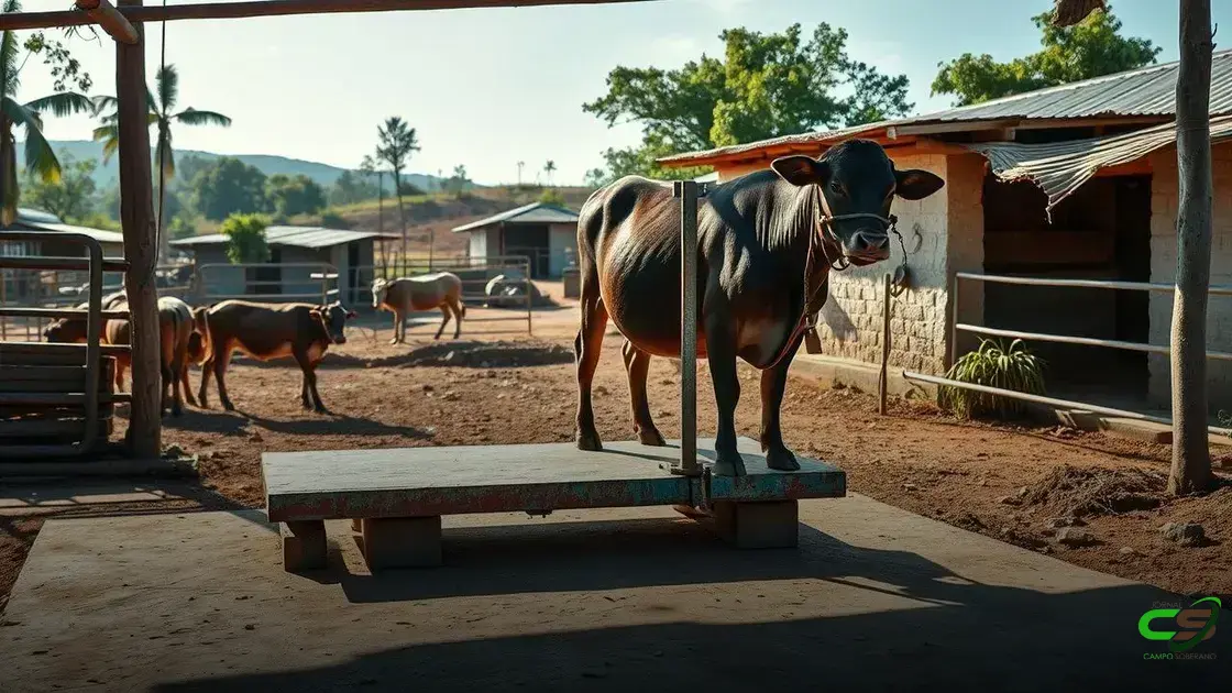 Dicas de manutenção para balanças de bovino