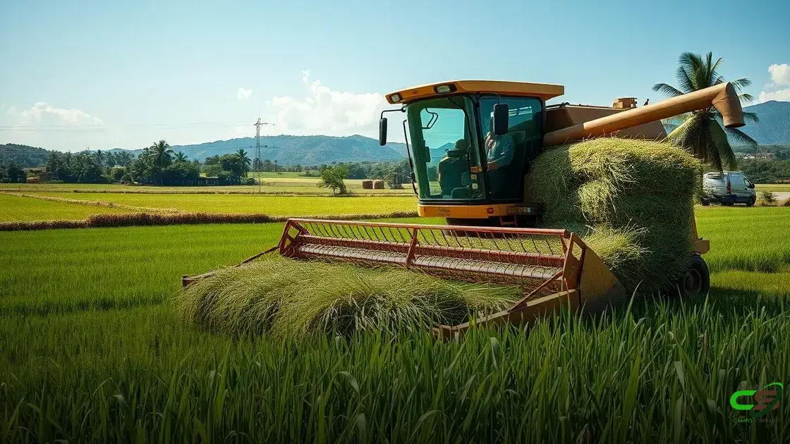 Dicas para colher e armazenar o capim corretamente