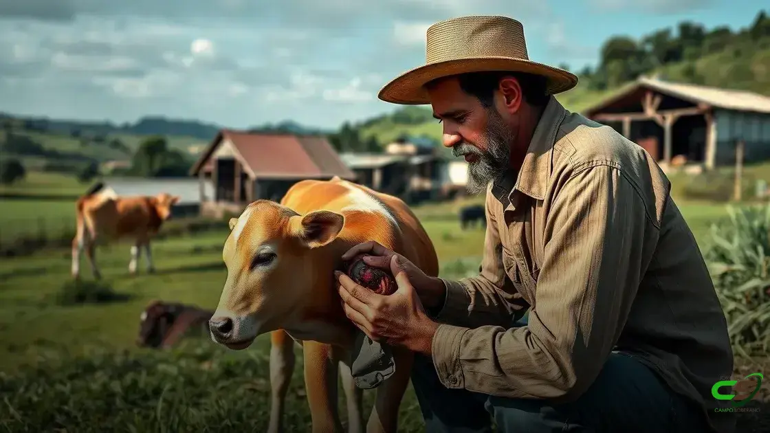 Dicas para manter a saúde do bezerro após a aplicação