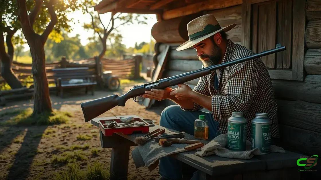 dicas para manutenção e limpeza do fuzil dicas para manutenção e limpeza do fuzil