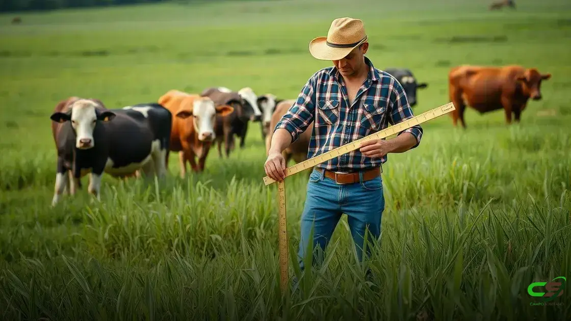 Dicas práticas para monitorar e ajustar o pastejo