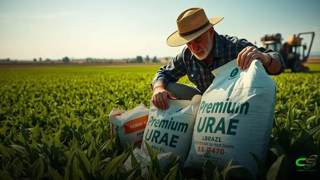 Diferenças entre ureia comum e premium