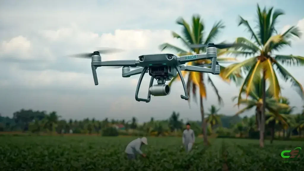 Drones na agricultura reduzem água e CO₂ e impulsionam a sustentabilidade