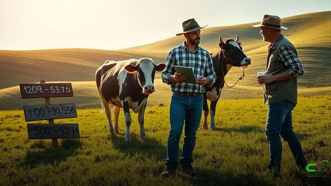 Estratégias para negociar melhor o preço da vaca leiteira Estratégias para negociar melhor o preço da vaca leiteira