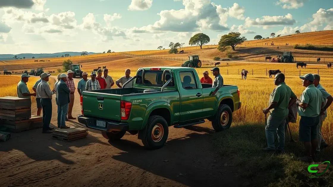 experiências reais de produtores com a picape john deere