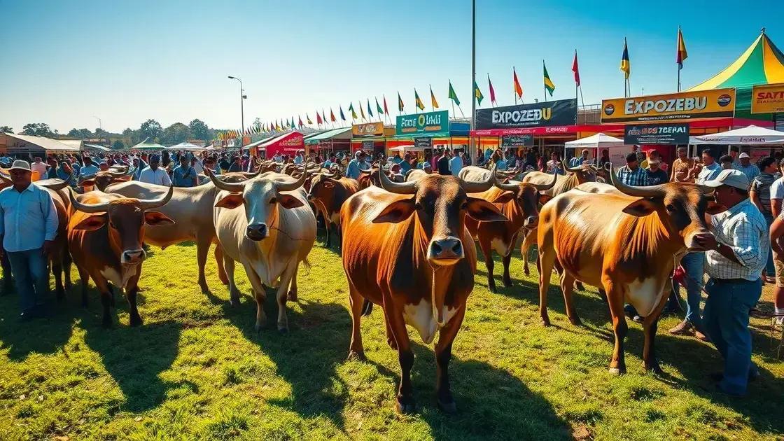 ExpoZebu 2025: Agenda intensa com julgamentos das raças zebuínas em Uberaba