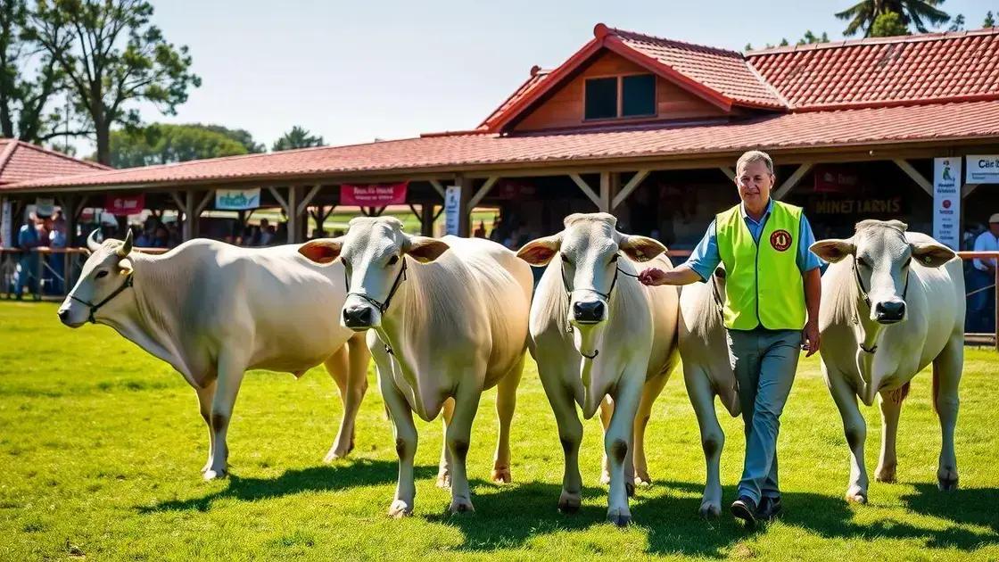 ExpoZebu 2025: agenda intensa com julgamentos das raças zebuínas em Uberaba