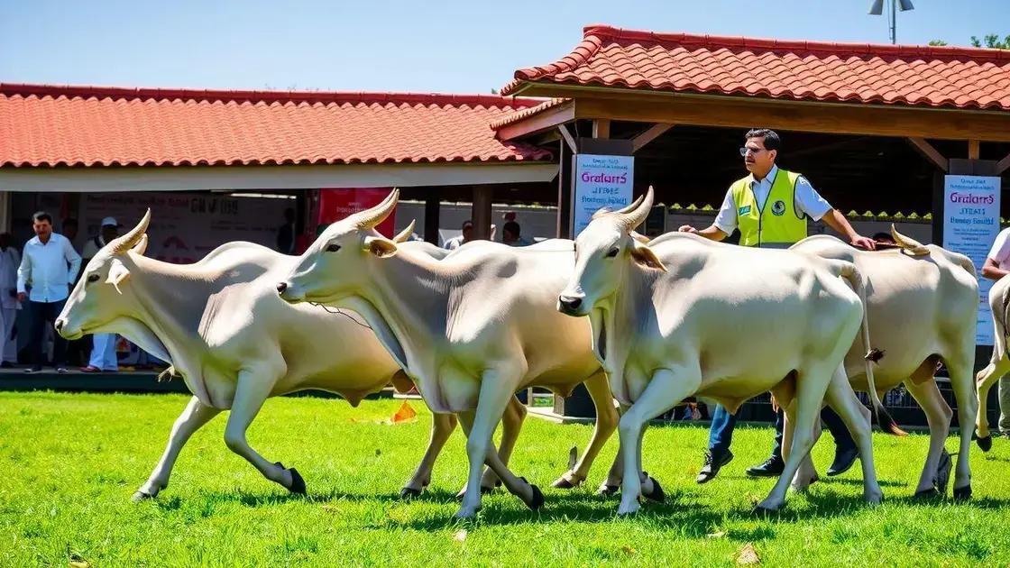 ExpoZebu 2025: agenda intensa de julgamentos das raças Gir, Nelore e Girolando