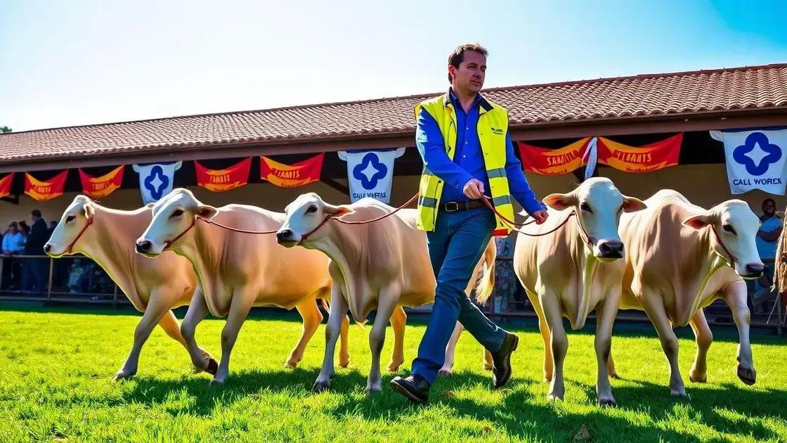 ExpoZebu 2025: programação intensa com julgamento das raças zebuínas em Uberaba