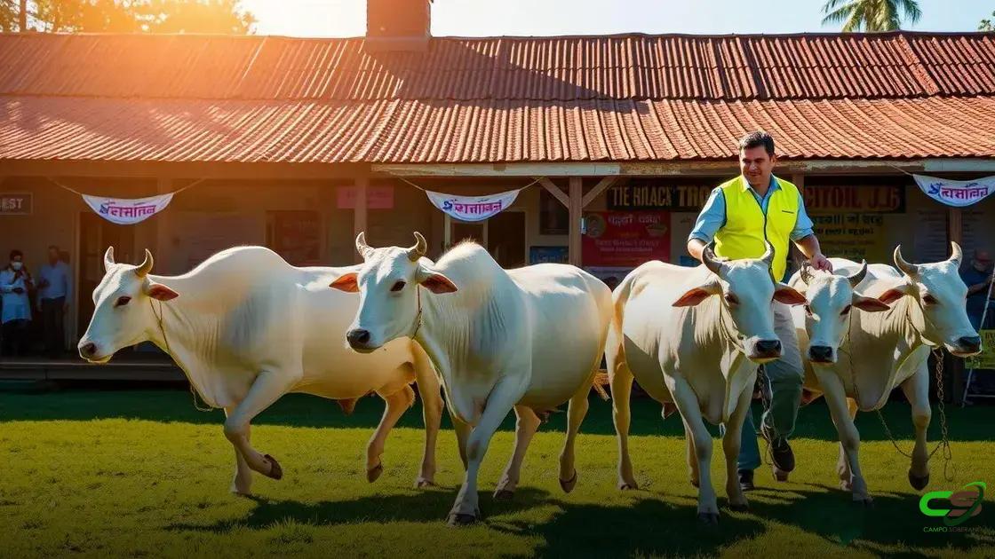 ExpoZebu movimenta Uberaba com julgamentos das raças gir leiteiro, nelore e girolando