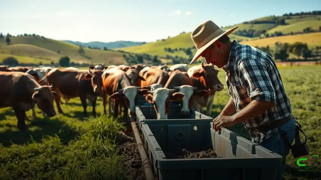 Histórias de produtores que melhoraram a nutrição do rebanho com cochos eficientes